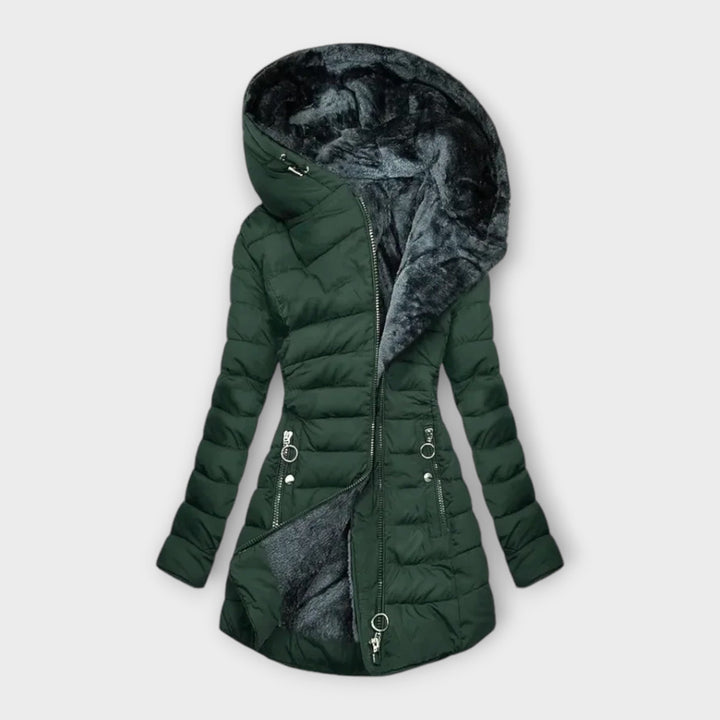 PAULA | LUXE WINTERJAS MET FAUX FUR VOERING - Modenta
