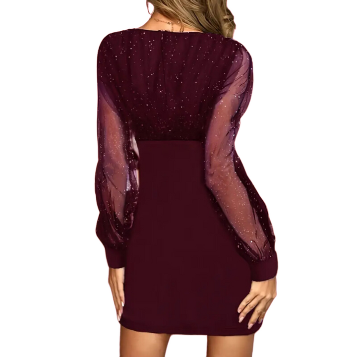 Lumière Étoile - De Sprankelende Pailletten Jurk voor Een Onvergetelijke Feestlook! - Modenta