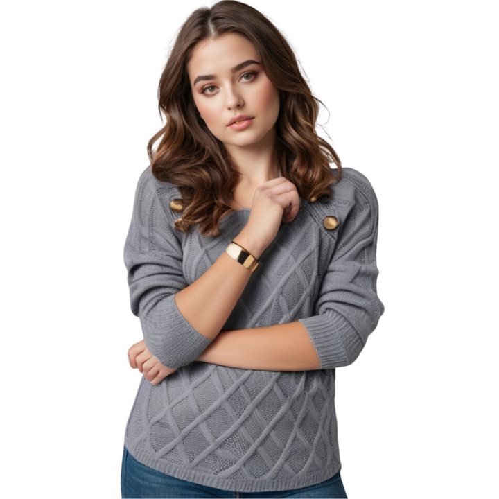 Elise Cable Sweater – Een trui vol samen geweven warmte! - Modenta