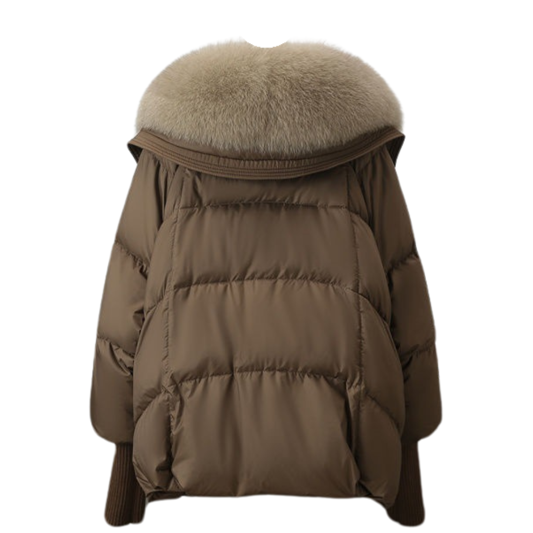 Elara Luxe Winterjas - Modenta