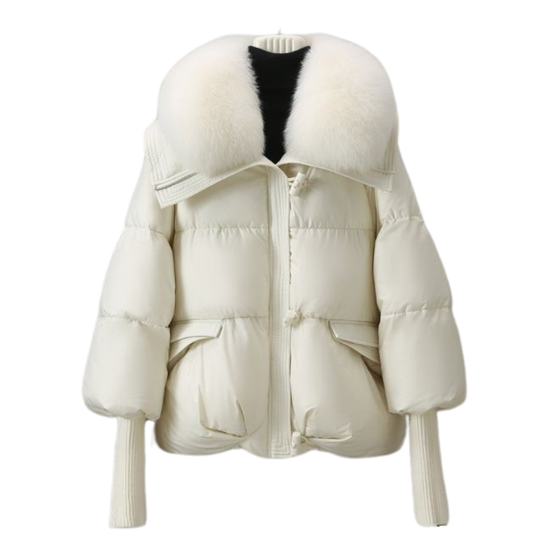 Elara Luxe Winterjas - Modenta