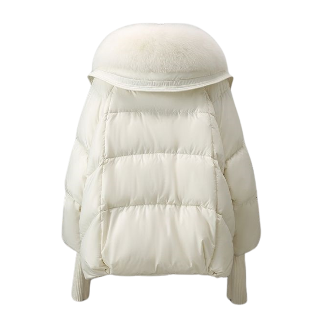 Elara Luxe Winterjas - Modenta