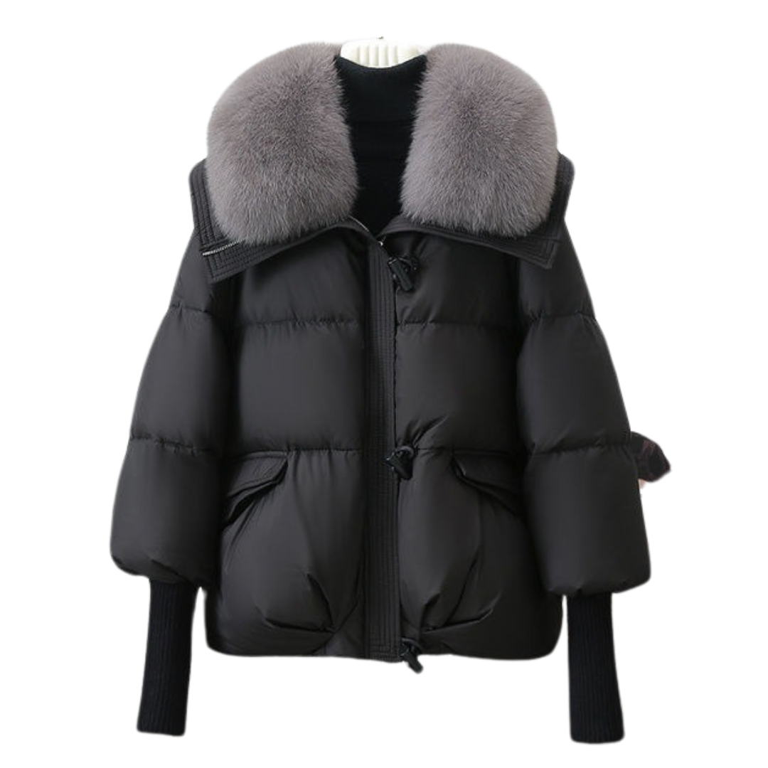 Elara Luxe Winterjas - Modenta