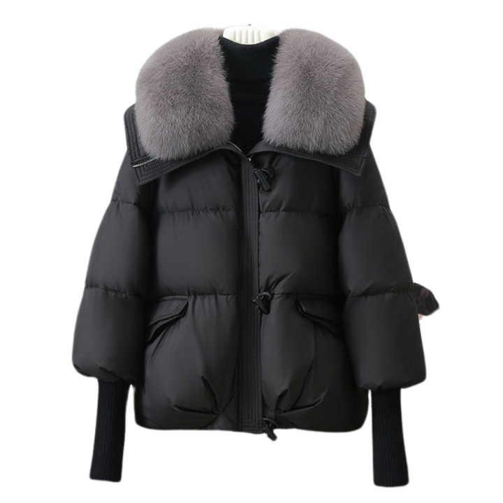 Elara Luxe Winterjas - Modenta