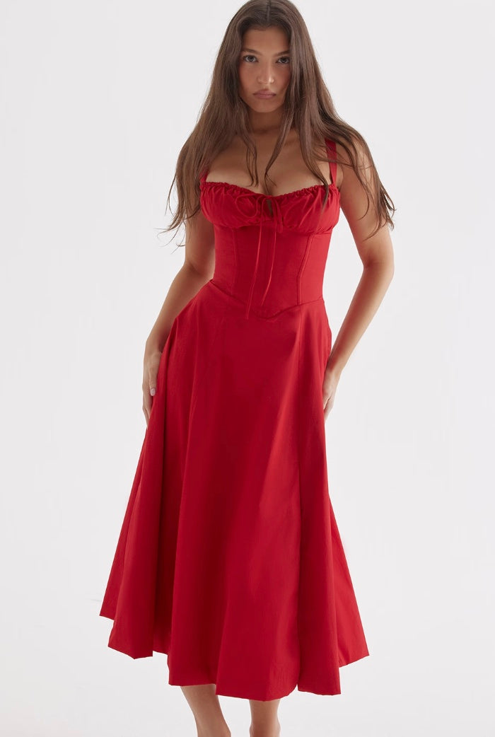 Sophie Zandloper Jurk - Modenta