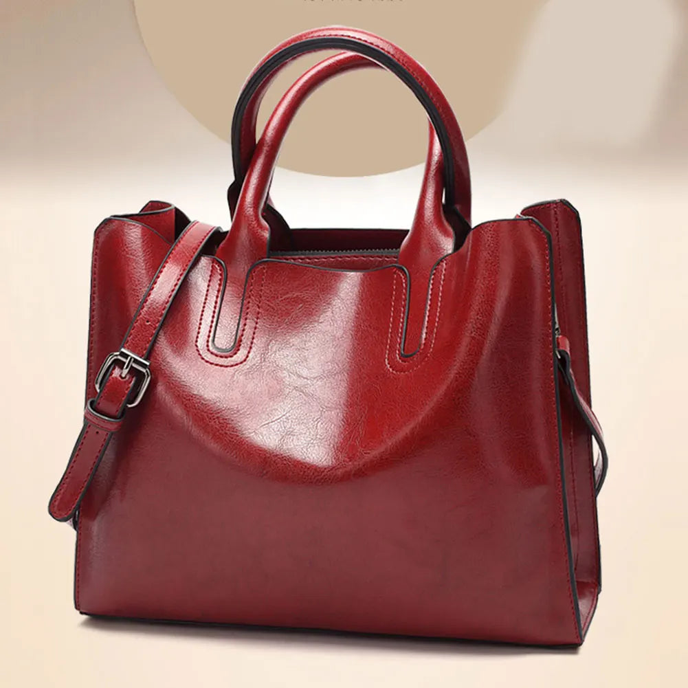 Pascalle Luxe Dames Handtas - Modenta