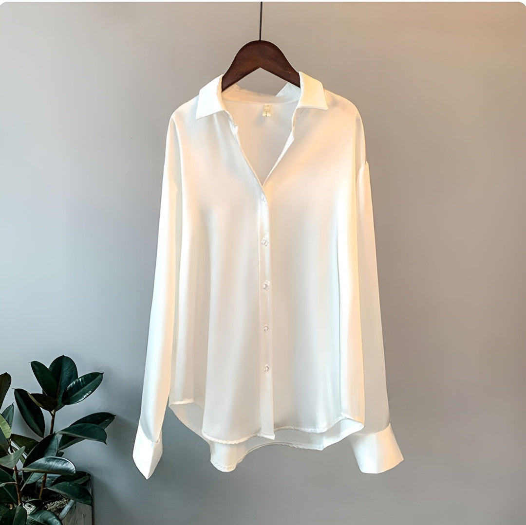 Evanna Luxe Blouse - Modenta