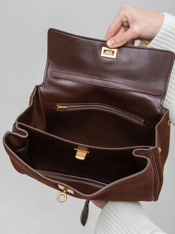Bella Vera Vegan Leren Tas - Modenta