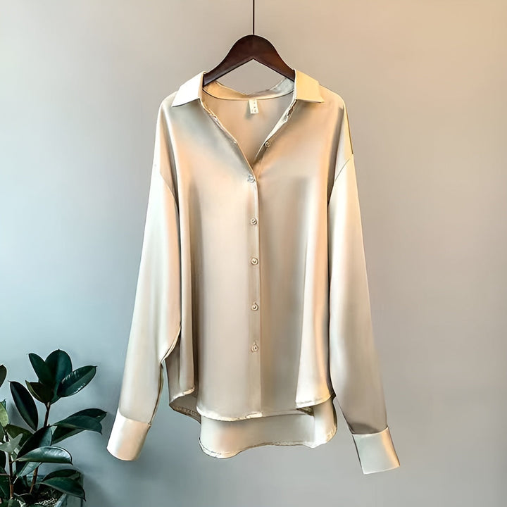 Evanna Luxe Blouse - Modenta