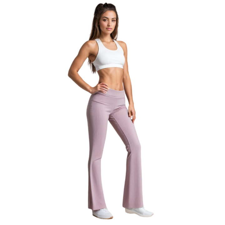 Celine Ribbed Pants – Luxe Getailleerde Ribbroek voor Stijl en Comfort - Modenta